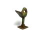 Rare African Antique Cast Bronze Akan Ashanti Gold Weight - A Sankofa Bird Sculptures & Statues photo 4