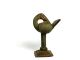 Rare African Antique Cast Bronze Akan Ashanti Gold Weight - A Sankofa Bird Sculptures & Statues photo 6