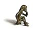 African Antique Cast Bronze Akan Ashanti Gold Weight - A Monkey 3 Sculptures & Statues photo 1
