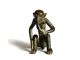 African Antique Cast Bronze Akan Ashanti Gold Weight - A Monkey 3 Sculptures & Statues photo 4
