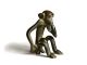 African Antique Cast Bronze Akan Ashanti Gold Weight - A Monkey 3 Sculptures & Statues photo 5