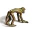 African Antique Cast Bronze Akan Ashanti Gold Weight - A Monkey 6 Sculptures & Statues photo 1