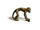 African Antique Cast Bronze Akan Ashanti Gold Weight - A Monkey 6 Sculptures & Statues photo 6