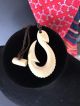 Old Carved Zealand Maori Fish Hook Necklace A Traditional Piece Other Ethnographic Antiques photo 2