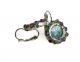 Earring Roman Glass Ancient Round Archaeological Dangle Silver P Holy Land Roman photo 2