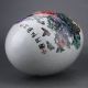 Chinese Color Porcelain Hand - Painted Peony Spherical Vase Z523 Vases photo 7