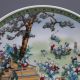Chinese Famille Porcelain Hand Painted Children Play Plate W Qianlong Mark Plates photo 1
