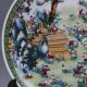 Chinese Famille Porcelain Hand Painted Children Play Plate W Qianlong Mark Plates photo 2