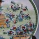 Chinese Famille Porcelain Hand Painted Children Play Plate W Qianlong Mark Plates photo 3