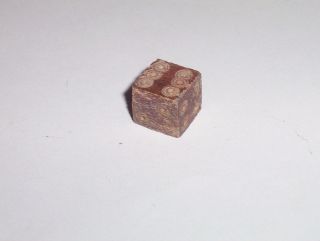 Ancient Roman Bone Dice C.  4th A.  D.  1600 Years Old Roman Small photo