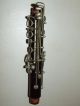 Antique G.  M.  Bundy Paris French Rosewood Wood Clarinet With Selmer Leather Case Wind photo 7