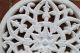 Gothic Antiqued White Paint Fret Carved Wooden Roundel Grill Wall Art Other Antique Hardware photo 2