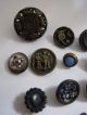 20 Antique Victorian Metal Buttons - Variety Buttons photo 1