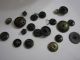 20 Antique Victorian Metal Buttons - Variety Buttons photo 4
