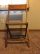 Antique Vitg Slat Wood Folding Chair Snyder Co.  Oak Usa 1900-1950 photo 1