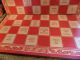 Antique Milburn Checker Board Advertising,  Milburn Wagon Ad,  Antique Checkers Primitives photo 4
