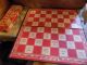 Antique Milburn Checker Board Advertising,  Milburn Wagon Ad,  Antique Checkers Primitives photo 6