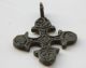 Viking Period Bronze Decоrated Cross Scandinavian Norse Pendant 900 Ad Vf, Scandinavian photo 1