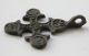 Viking Period Bronze Decоrated Cross Scandinavian Norse Pendant 900 Ad Vf, Scandinavian photo 2