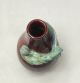 G101: Chinese Pottery Flower Vase With Shinsha Glaze And Phoenix Of Kinyo Glaze Vases photo 9