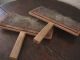 Primitive Old Whittemore Wool 8 Carders Cotton Combs Pair Primitives photo 2