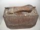 Antique Wooden Large Shoeshine Box Container With Accessories In Photos Primitives photo 3