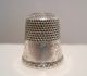 Scarce Stern Bros 9 Antique Sterling Silver Bird & Bell Flower Thimble C.  1900 Thimbles photo 2