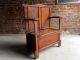 Gorgeous Antique Hall Chair Umbrella Stand Solid Oak Edwardian 20th Century 1900 Stands photo 6