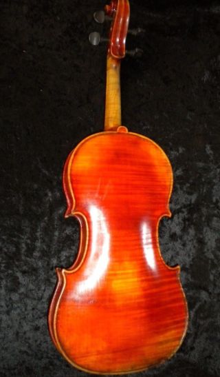 Old Antique Violin One Peice Back 1900 ' S German Or Italian photo