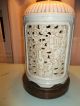 Blanc De Chine Seyei Pierced Porcelain Table Lamp Chinese Asian Lamps photo 1