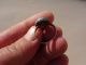 Ancient Late Roman - Middle Ages Silver Ring,  With Green Glass Intaglio Roman photo 4