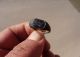 Ancient Roman Bronze Engraved Ring,  Displayed A Zoomorphic Image Roman photo 3
