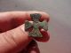 Ancient Roman Bronze Brooch,  Displaying A Cross With Carved Ring - Decoration Roman photo 3