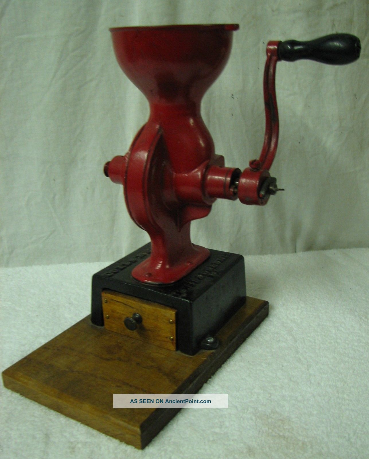 Antique 1890 Coles Mfg Philadelphia Pa Coffee Grinder Still Primitives photo