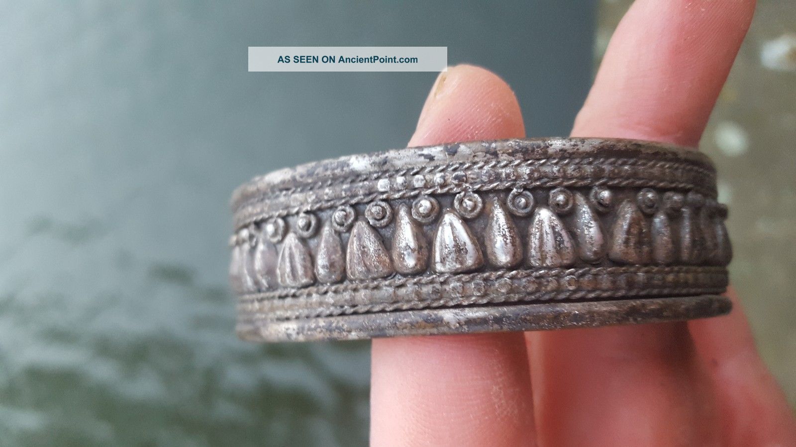 Ancient Silver Roman Bracelet Roman photo