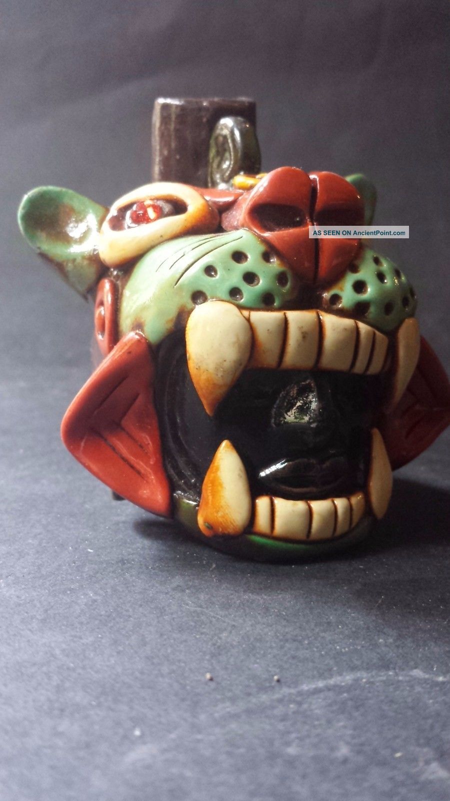 Ocarina Flute Tiger Whistle Mexican Art Musical Percussion Woodwind Instrument Percussion photo