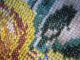 Antique Victorian Crochet Pink Yellow Blue Floral Micro Bead Drawstring Purse Victorian photo 2