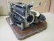 Antique Typewriter Hammond Multiplex Ideal W/ Wooden Case Ecrire Escribir Typewriters photo 2
