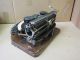 Antique Typewriter Hammond Multiplex Ideal W/ Wooden Case Ecrire Escribir Typewriters photo 3