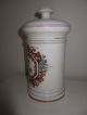 Antique French 19th C Apothecary Drug Store Jar Bottle Porcelain Rad: C: Ipecac Bottles & Jars photo 1