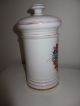Antique French 19th C Apothecary Drug Store Jar Bottle Porcelain Rad: C: Ipecac Bottles & Jars photo 2