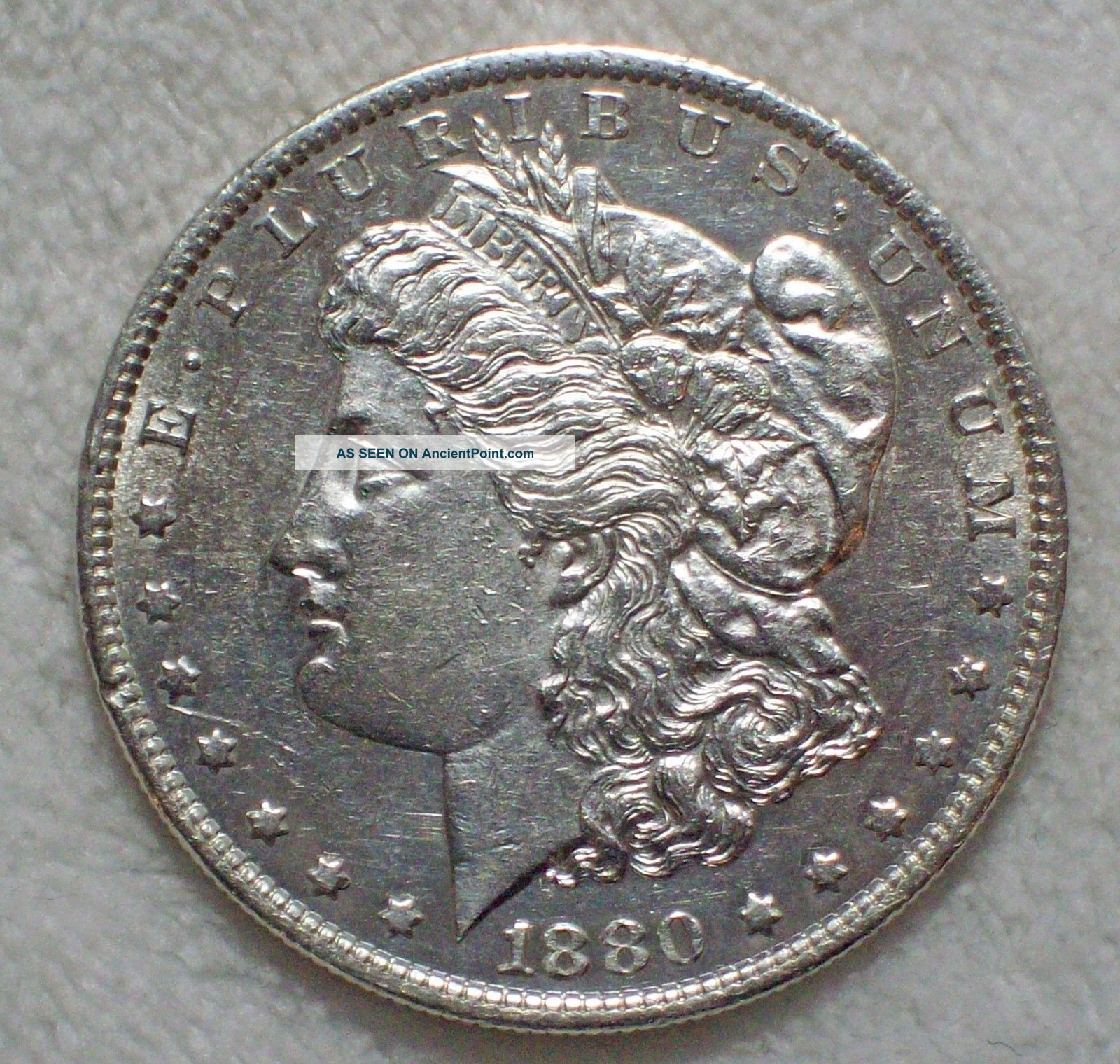 1880 O Silver Morgan Dollar - Authentic Us Coin Orleans The Americas photo