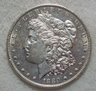 1880 O Silver Morgan Dollar - Authentic Us Coin Orleans photo