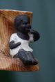 19thc Seated Blackamoor Child Figure With Match Holder To Rear C1880s Figurines photo 8