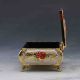 Chinese Collectable Cloisonne Handwork Flowers Box Boxes photo 1