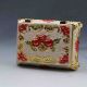 Chinese Collectable Cloisonne Handwork Flowers Box Boxes photo 3