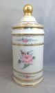 Signed Antique French Limoges Porcelain Pharmacy Apothecary Vanity Bottle Jar Nr Bottles & Jars photo 1