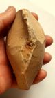 Acheulean Flint Chert Stone Hand Axe Neanderthal Paleolithic Tool Neolithic & Paleolithic photo 9