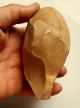 Acheulean Flint Chert Stone Hand Axe Neanderthal Paleolithic Tool Neolithic & Paleolithic photo 2
