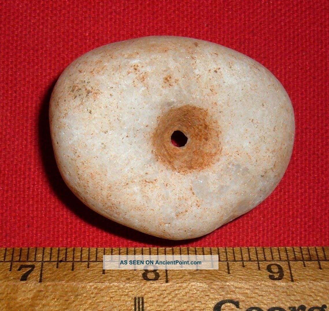 Choice Giant Sahara Neolithic Quartz Bead (1 7/8 